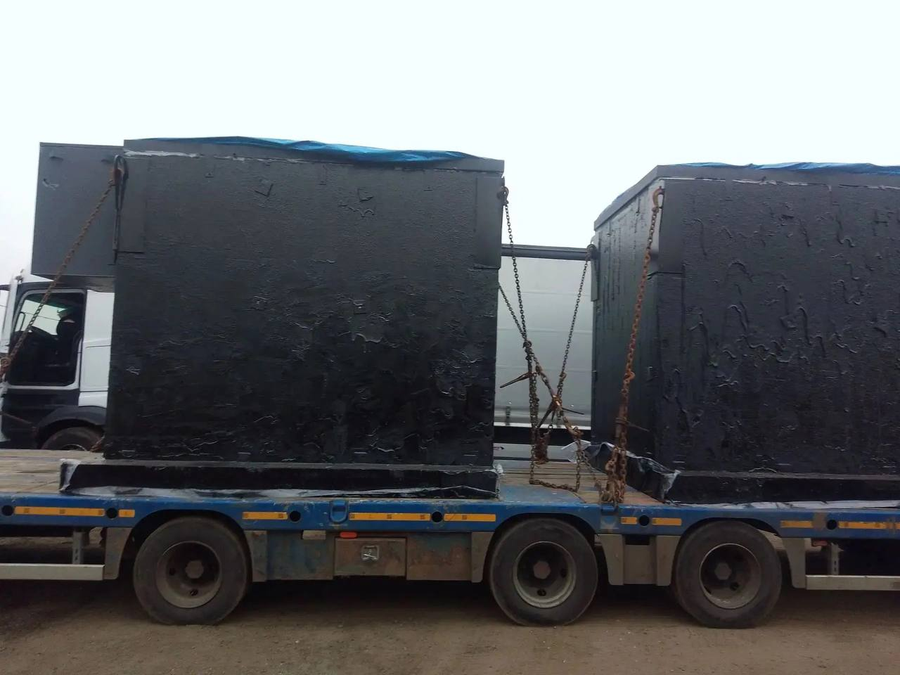 Грузовые места на полуприцепе — вид сбоку